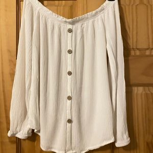 Charlotte Russe junior shirt off the shoulder